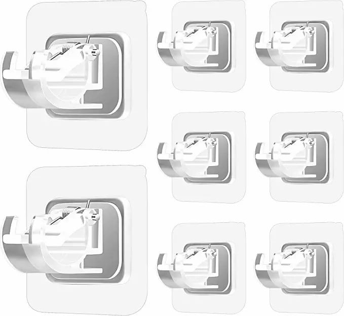 (🔥Hot Sale - 49% OFF)Nail-free Adjustable Rod Bracket Holders(Set of 2)