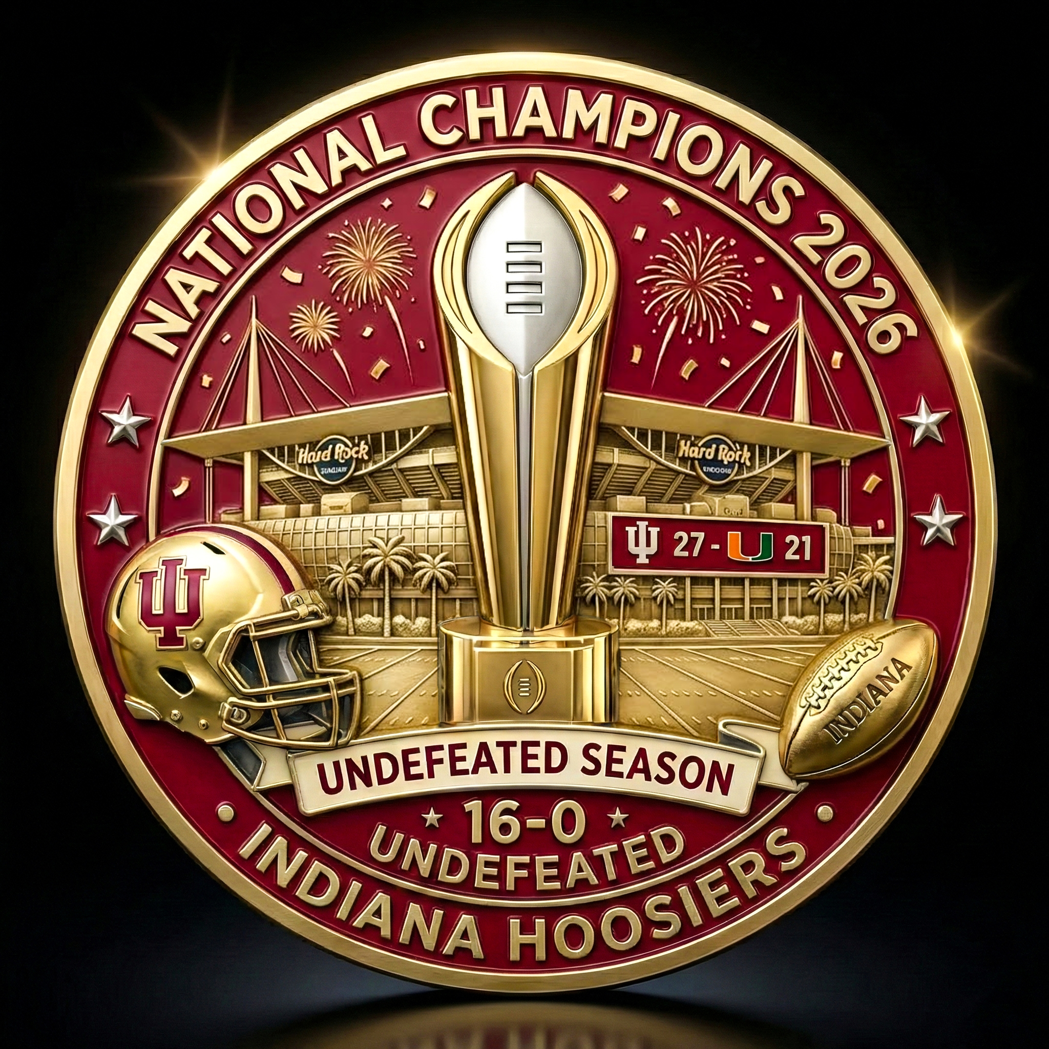 Indiana Hoosiers 2026 National Champions Commemorative Coin