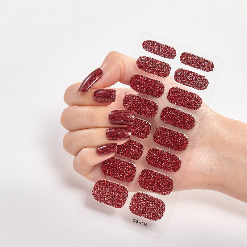 Glitter Nail Self Decals(SET OF 2 PCS)