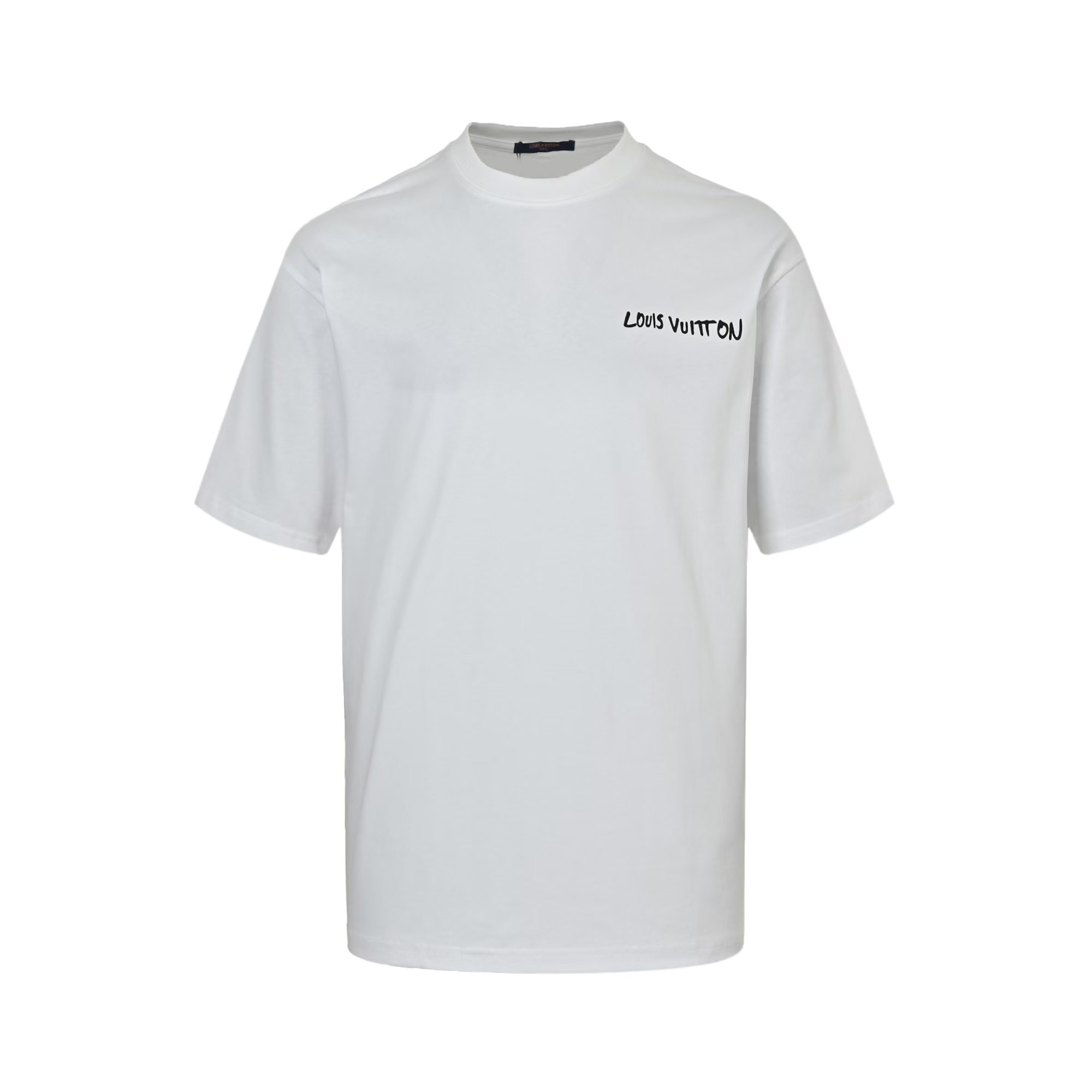 Louis Vuitton 25ss short sleeve with back lettering print