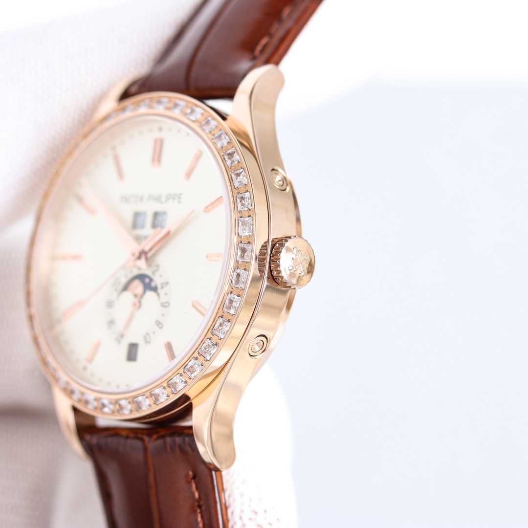 Patek Philippe Complex Function Timepiece Swarovski Baguette Diamond Edition