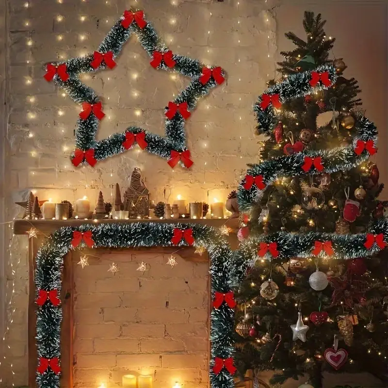 💐💐Christmas Metal Flower Strip Decoration