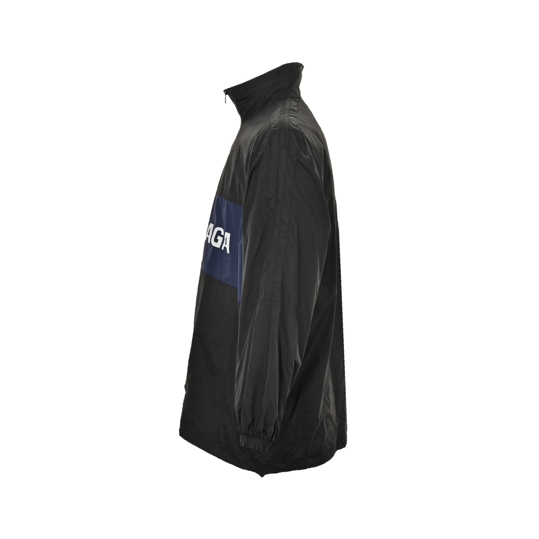 Balenciaga 24Fw patchwork slogan windbreaker jacket