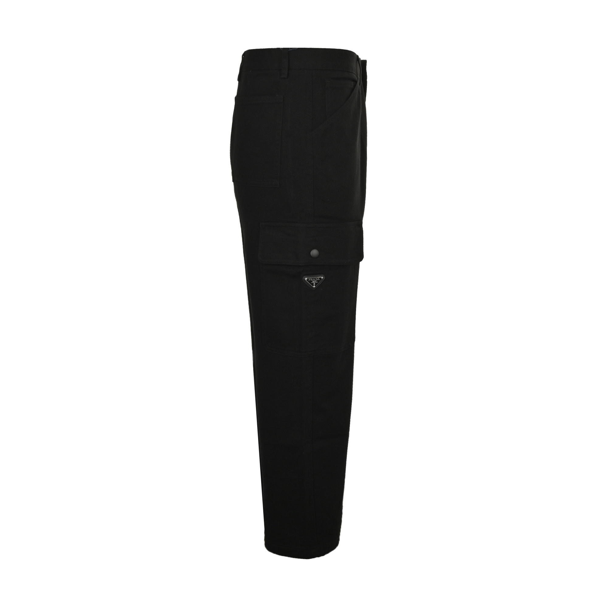 Prada 25ss pocket triangle logo cargo trousers