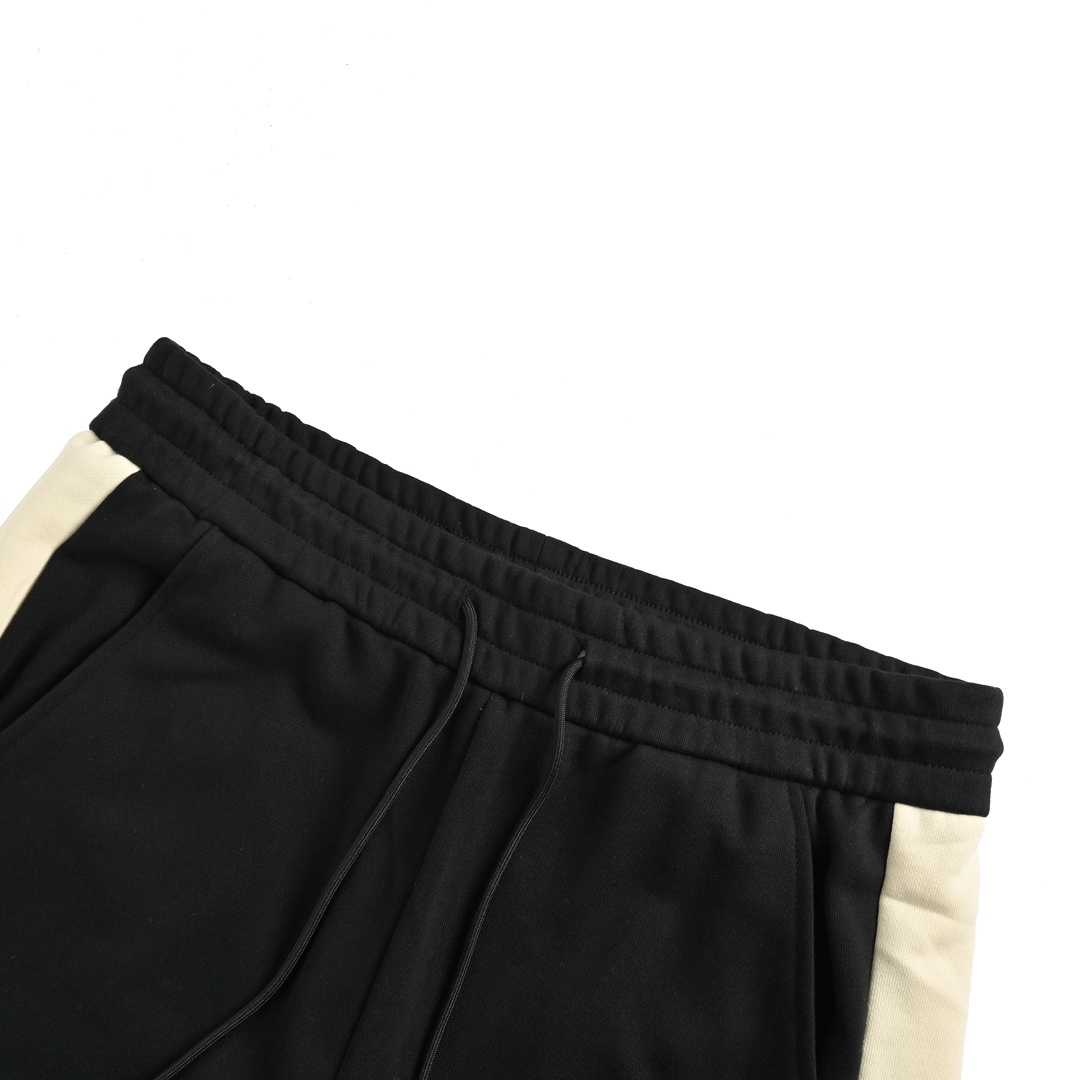Gucci 24Fw Double G embroidered striped colorblock trousers