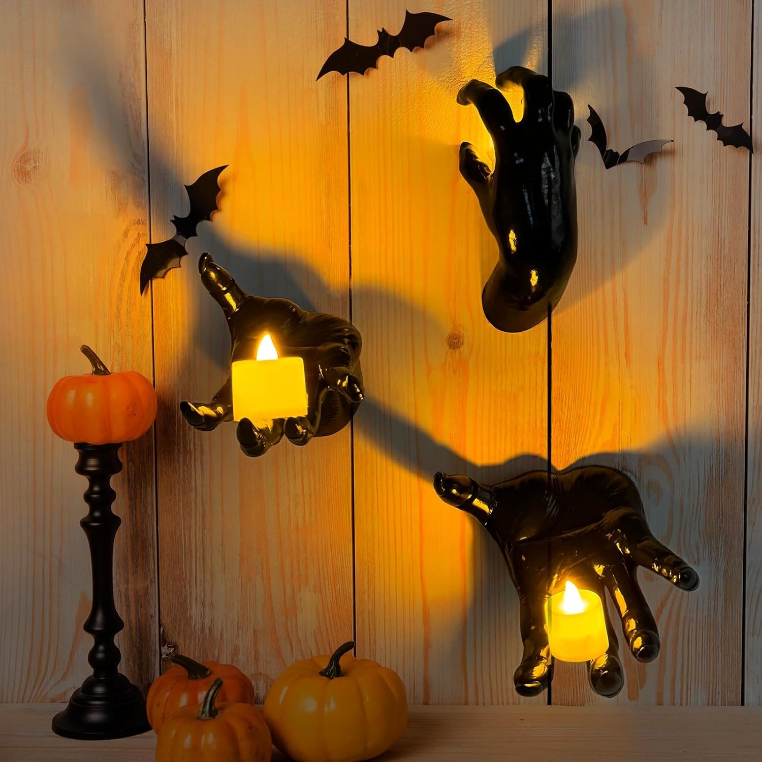 Shadow's Hand · Gothic Candlelight Wall Decor🎃🎃