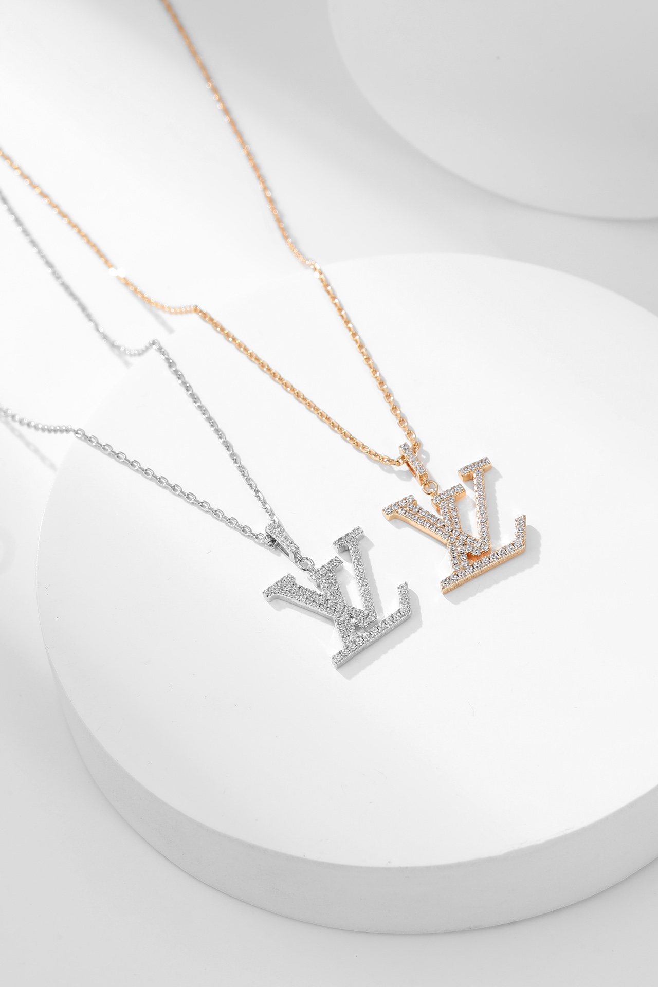 Louis Vuitton Alphabet Diamond Necklace
