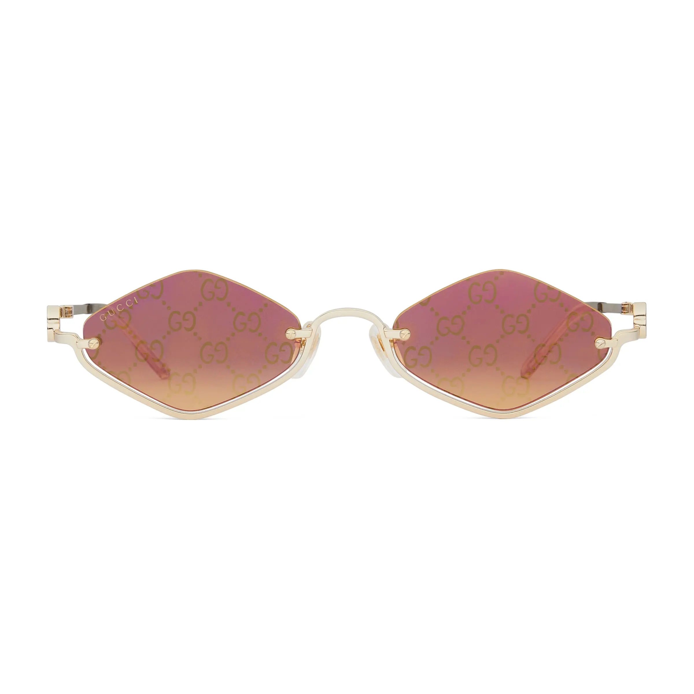 Gucci Geometric Frame Sunglasses