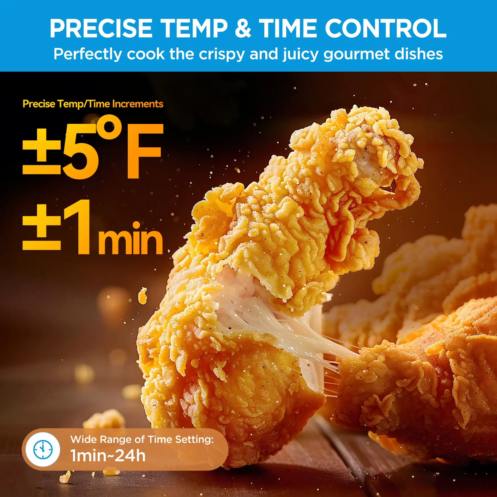 [2026 Kitchen Hack]  French Door Air Fryer Toaster Oven Combo 26.4 QT, Extra Large Countertop Air Fryer Oven 10-in-1 Combo 25% Faster Cooking & 90% Less Oil, Elegant Design Convection Fan, Gift of the Season