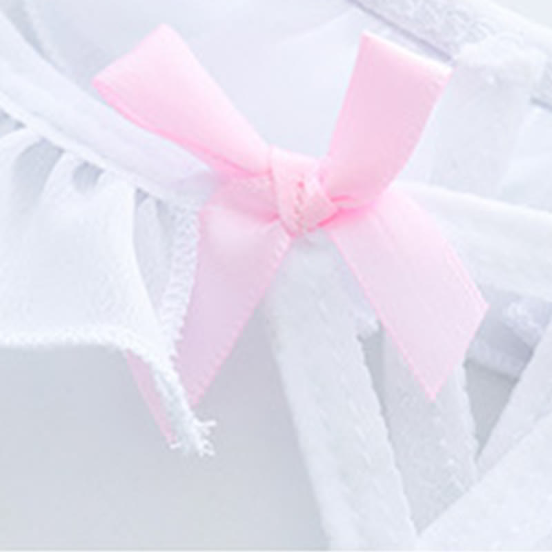 Pearl Decor Rabbit Tail Fuzzy Ball G-string G-String