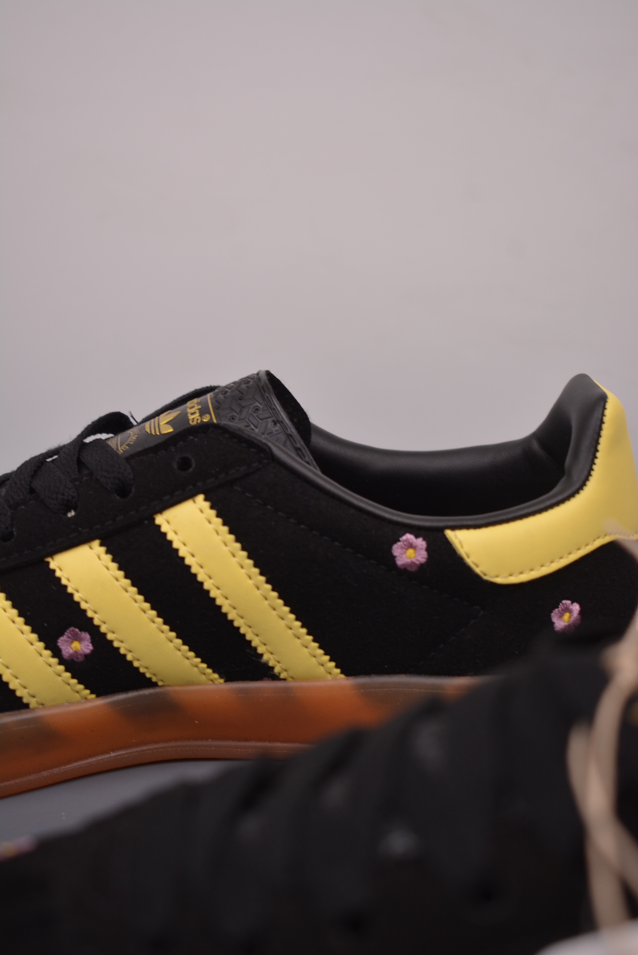 Adidas Gazelle Indoor Trainers Black, Yellow, Pink and Daisy IF4490