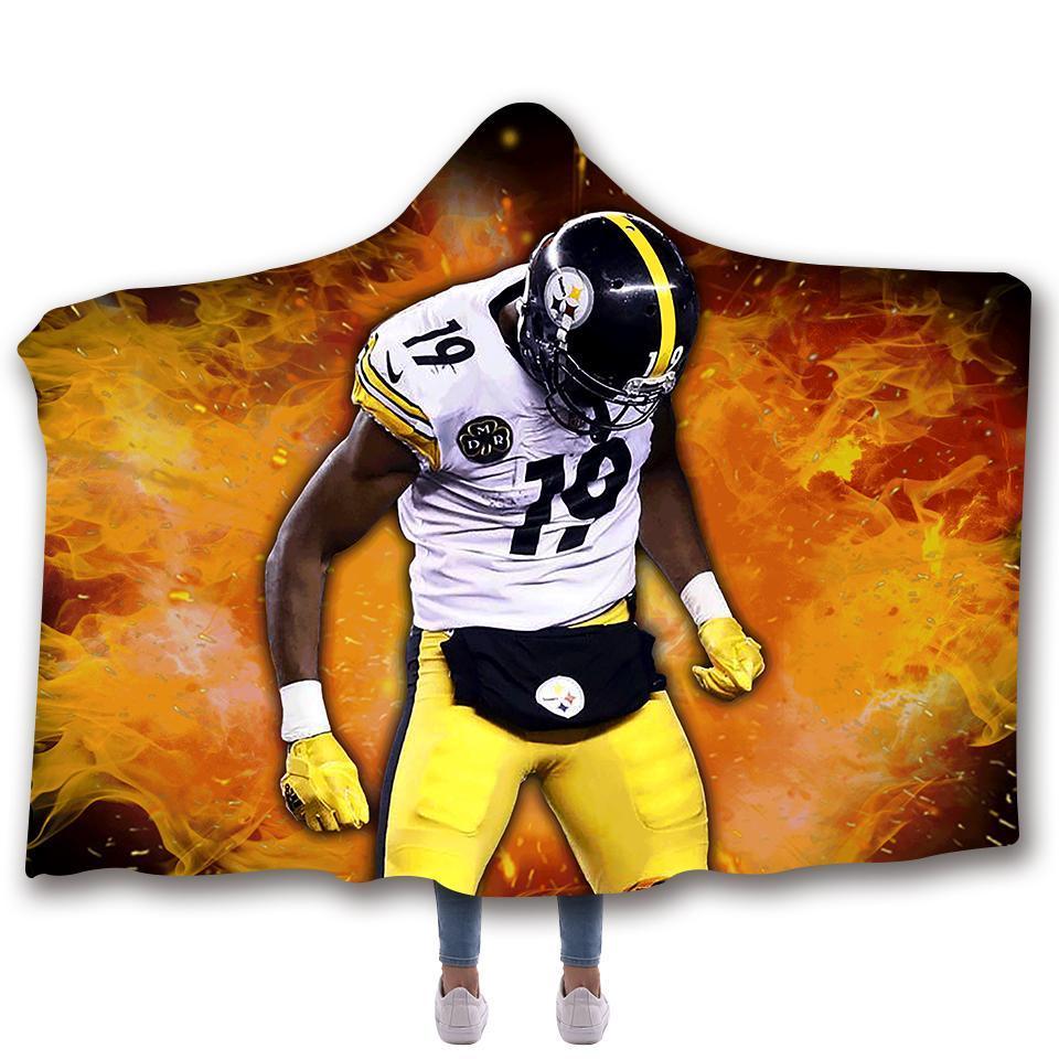 PITTSBURGH STEELERS CLASSIC 3D HOODED BLANKET