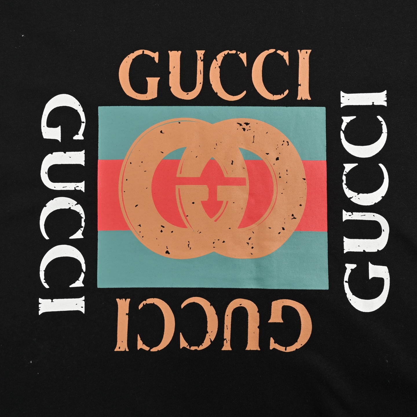 Gucci classic square logo print short sleeves