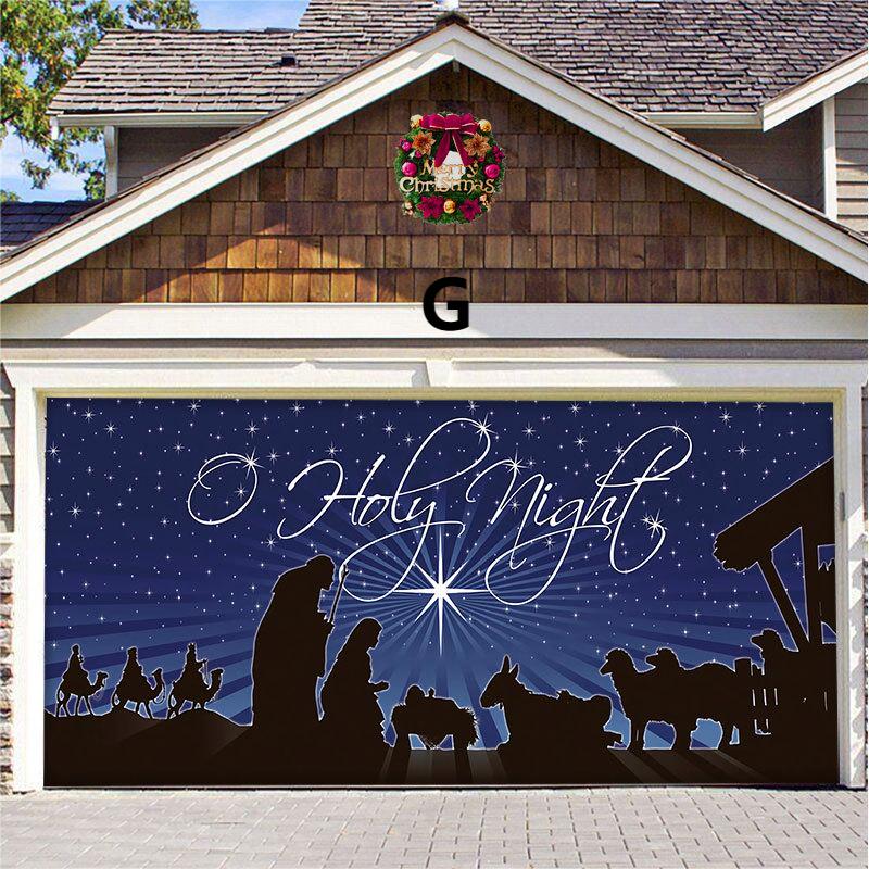 Hot Sale-2023 New Christmas Garage Door Decoration