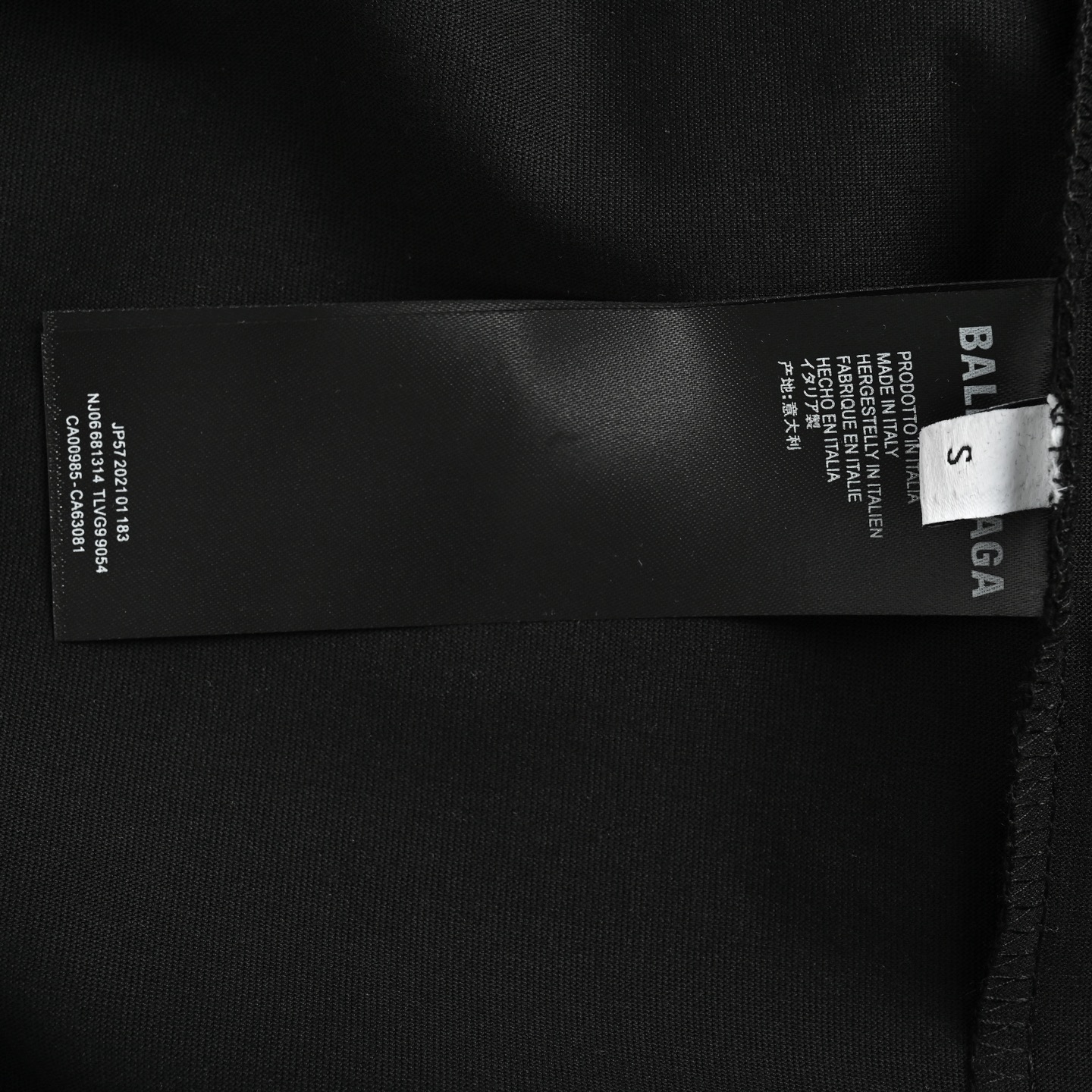 Balenciaga Double Ring Letter Embroidery Round Neck Short Sleeve