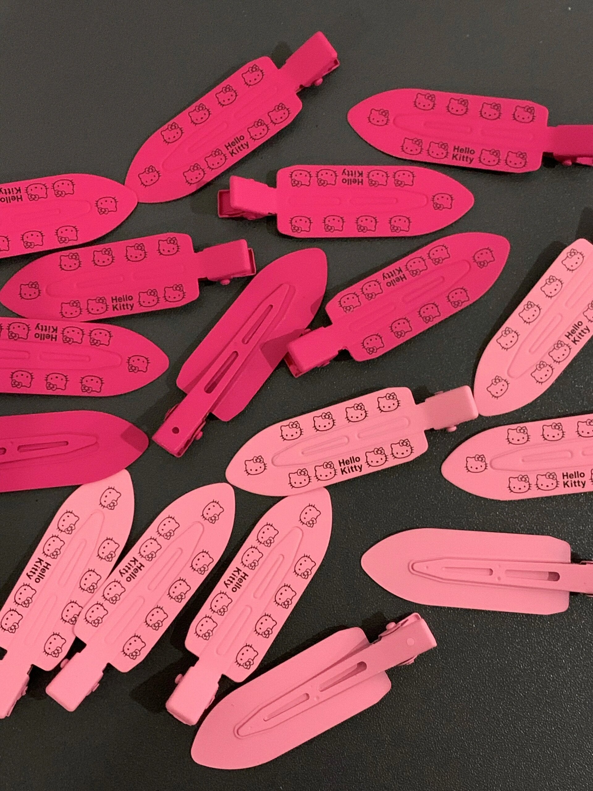 4 PCS KT Cute Pink Y2K Hair Clips Hair Accessories for Women Girls Sweet Bangs Clip Decorative Hair Clips Y2k Accessories