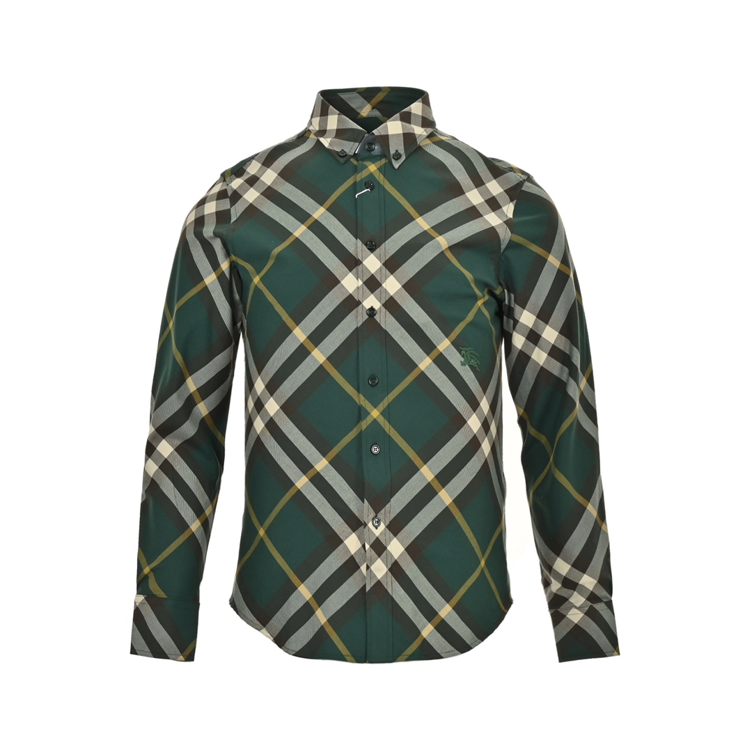 Burberry 24Fw Large Check Cotton Shirt