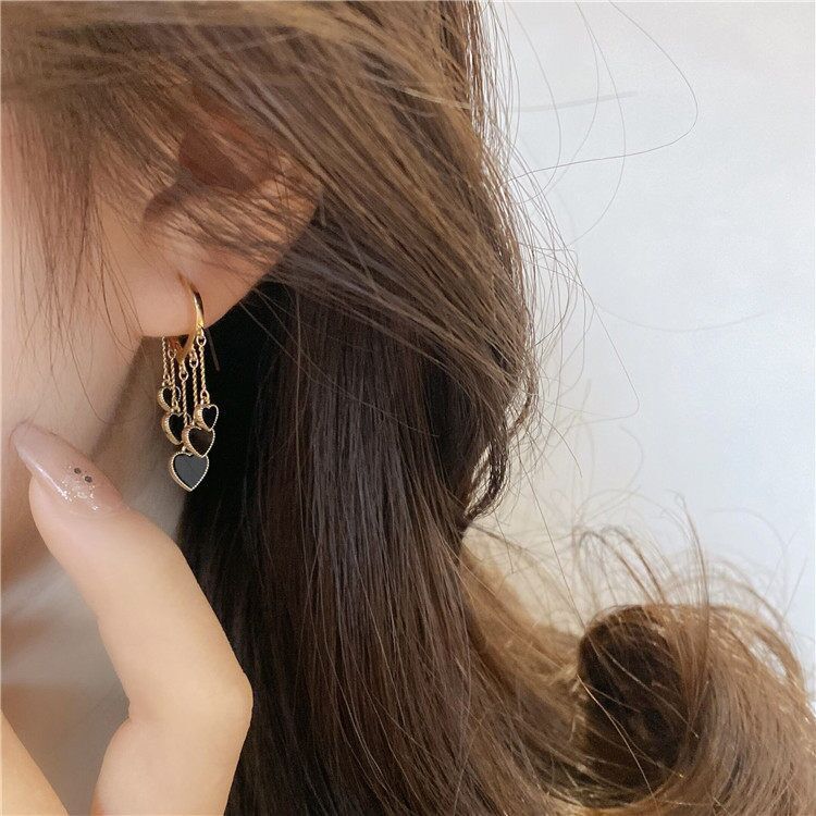 Black Long Tassel Earrings🎉BUY 1 FREE 1🎉