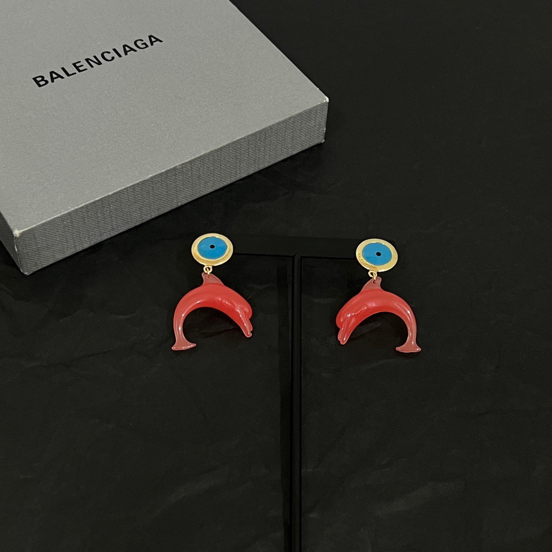 Balenciaga Dolphin Earrings