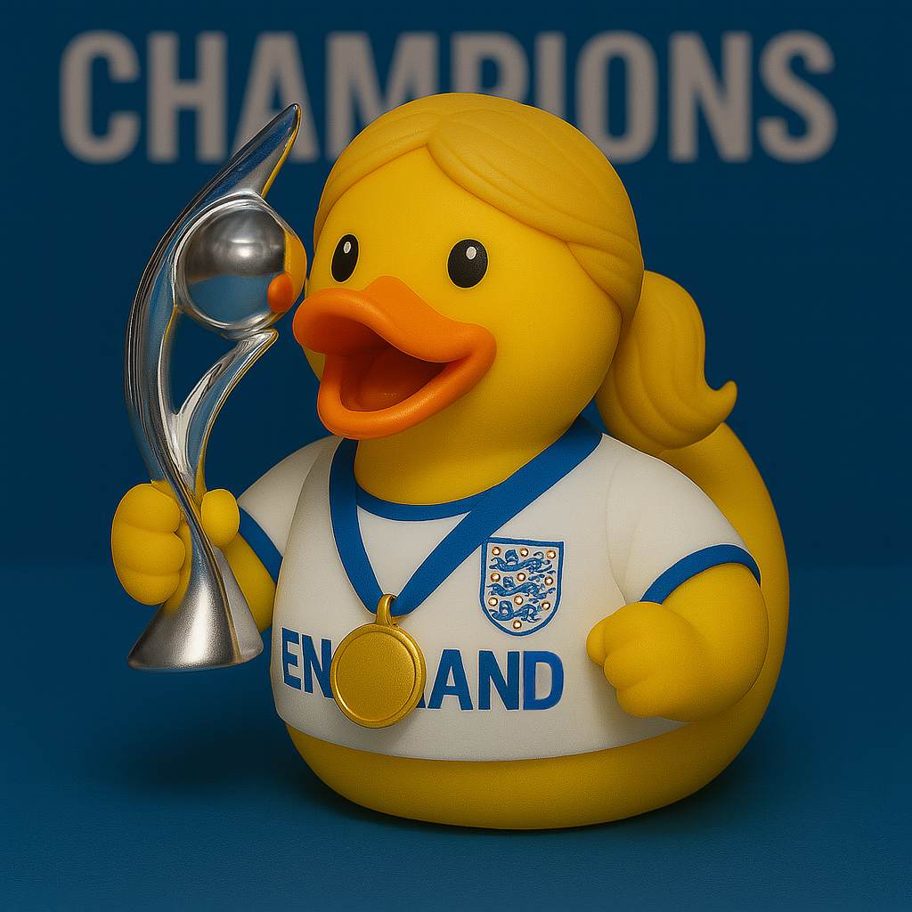 England women's national football team champion duck