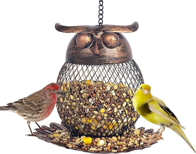 🔥HOT SALE 50% OFF🔥Heavy Duty Copper Metal Mesh Wild Finch Bird Feeder🐦