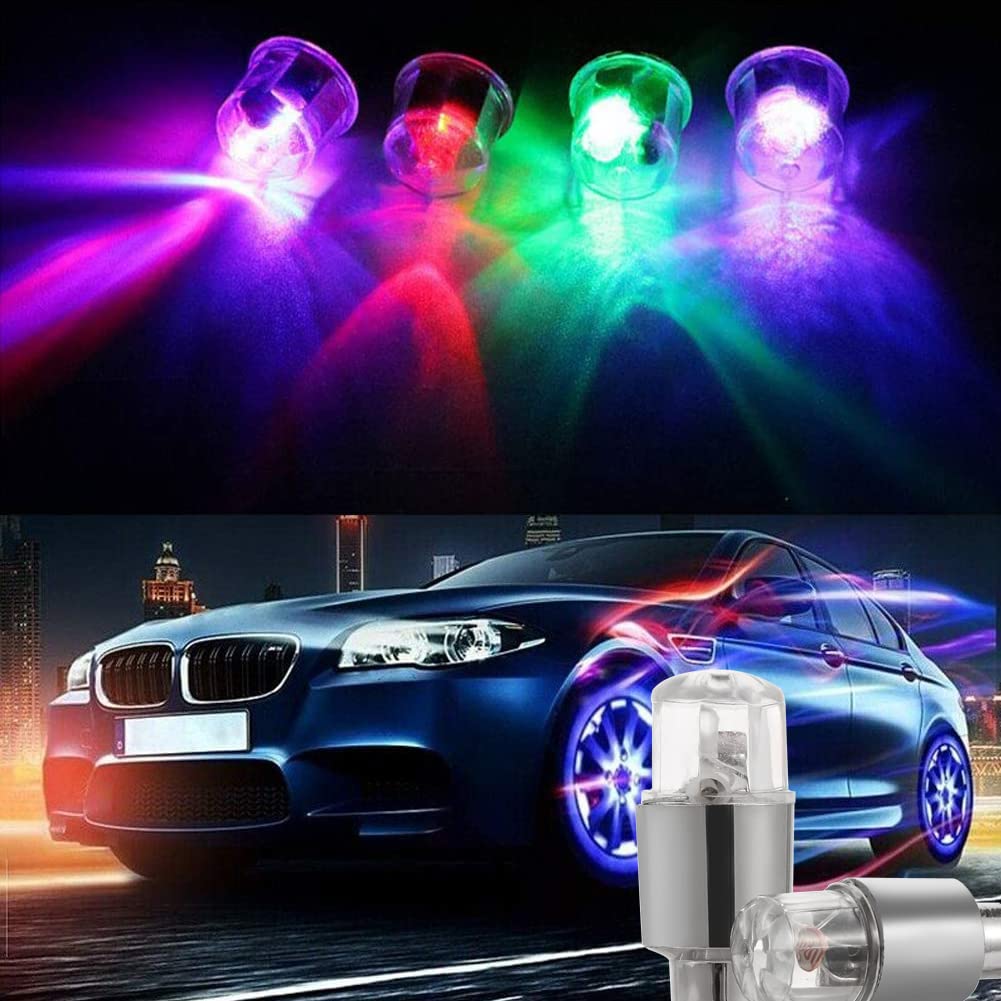 Motion Activated LED Wheel Lights Suitable for Cars, Motorcycles, Bicycles
