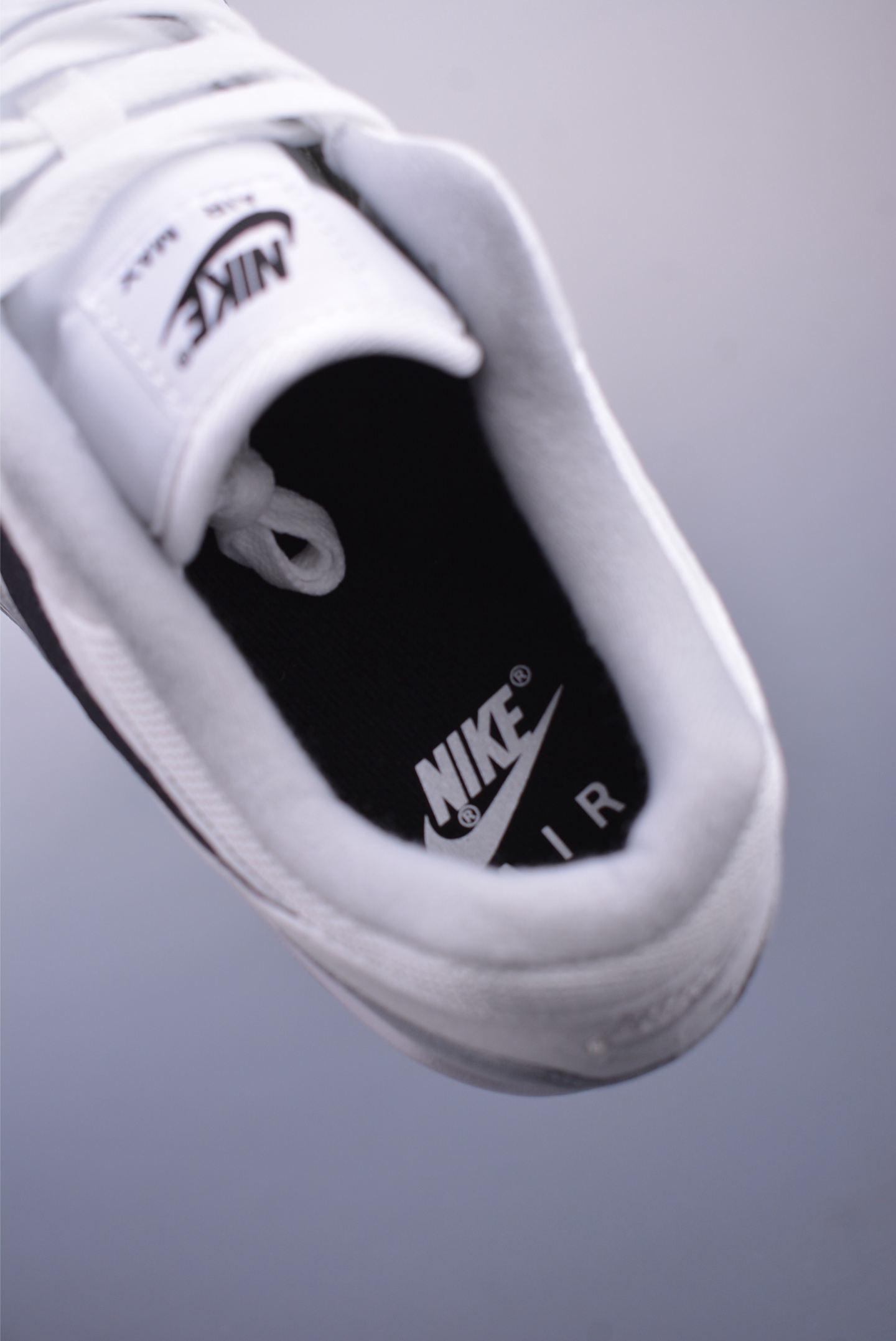 Nike Air Max 1 87 first generation running shoes white, gray and black hook FZ5808-002
