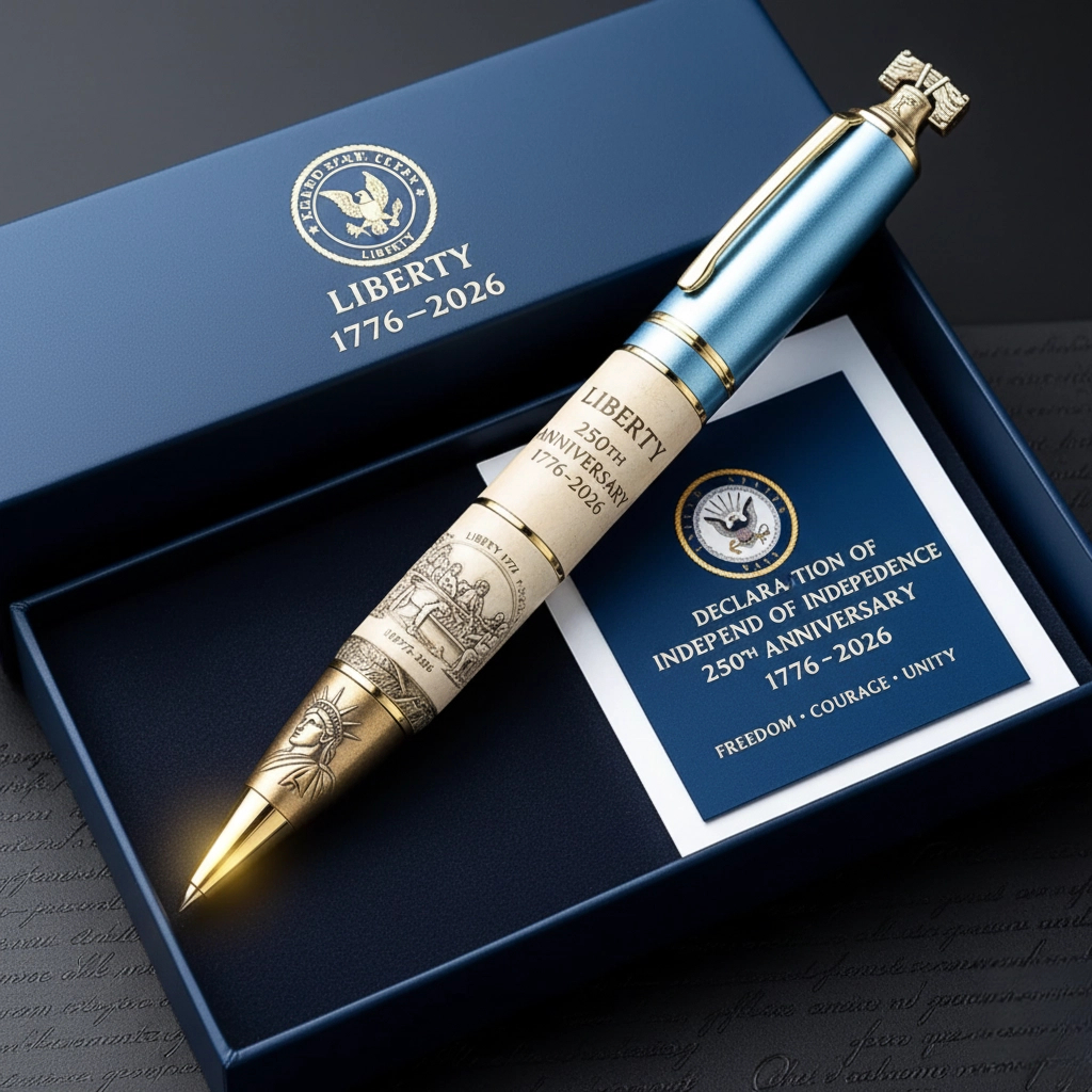 🕊️ Declaration of Independence Commemorative Pens (1776–2026)