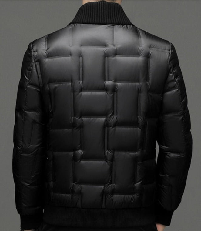 Elegant men's insulated jacket