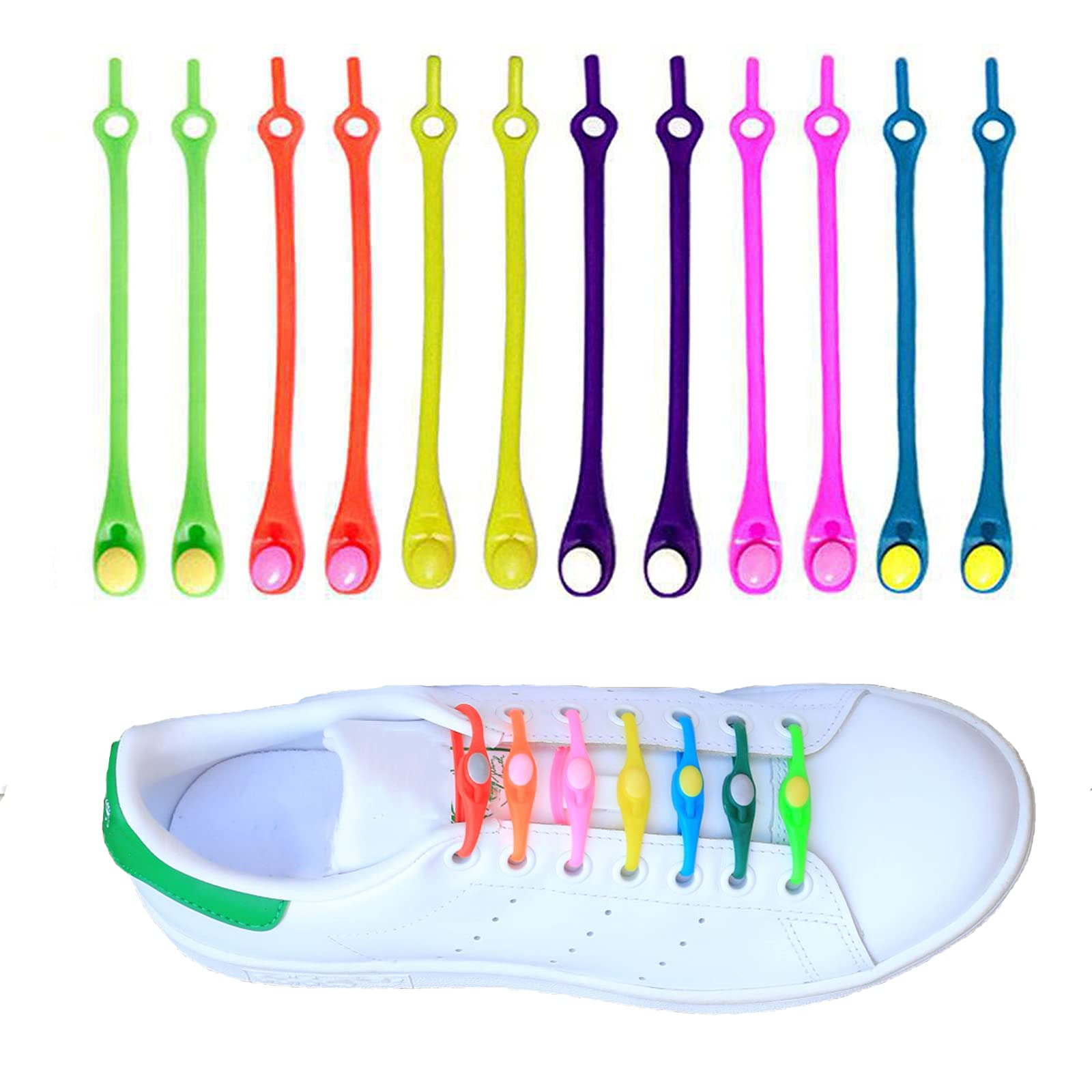 🔥Last Day Promotion 50% OFF-Lazy Elastic Shoelaces-BUY 2 GET 1 FREE NOW