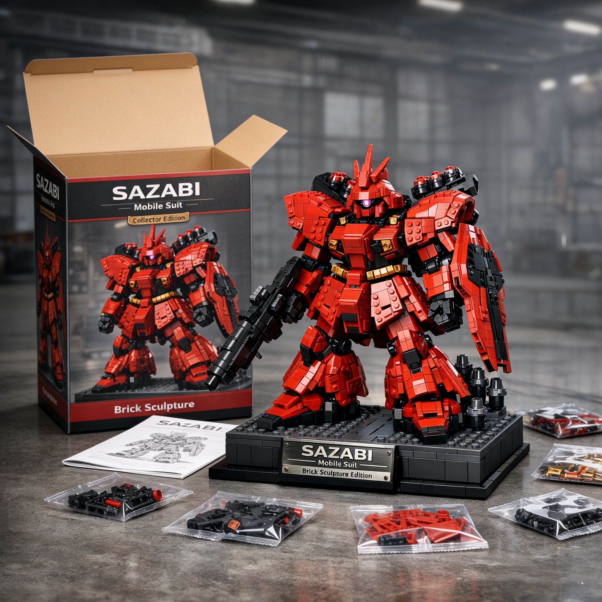 Sazabi Mobile Suit Brick Set