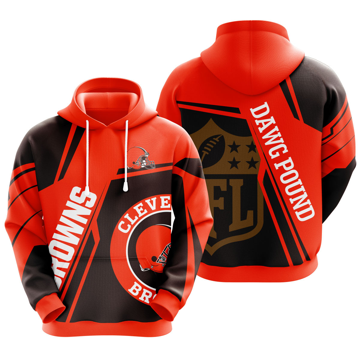 CLEVELAND BROWNS 3D HOODIE NOV06