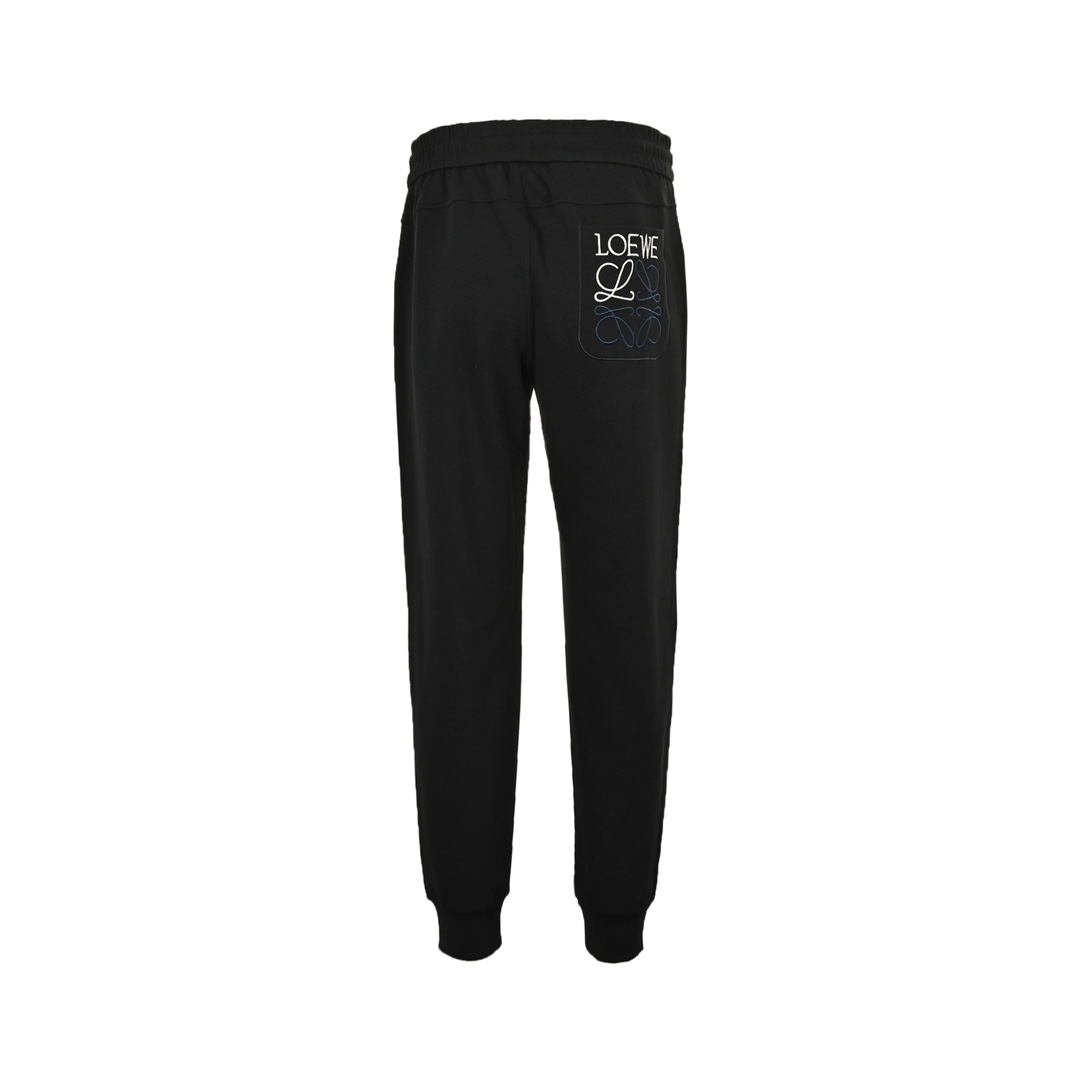 Loewe 24Fw embroidered logo trousers