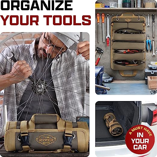 (🔥Last Day Promotion-SAVE 50% OFF)🔨Tool Roll Bag Organizers🔥BUY 2 GET FREE SHIPPING