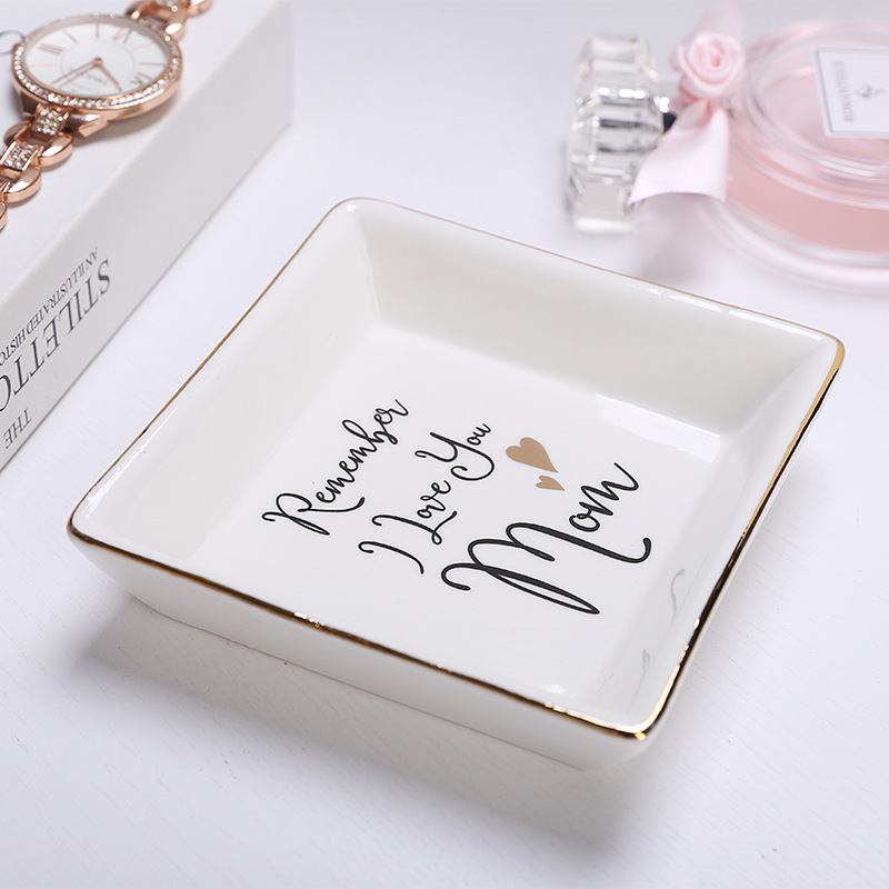 🎁Perfect Gift❤️Ceramic Jewelry Tray Trinket Dish