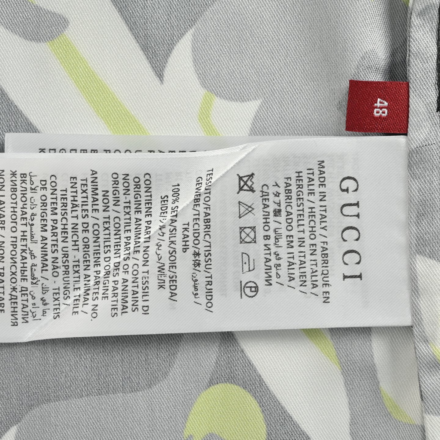 Gucci 25ss surf silk suit short sleeve shirt