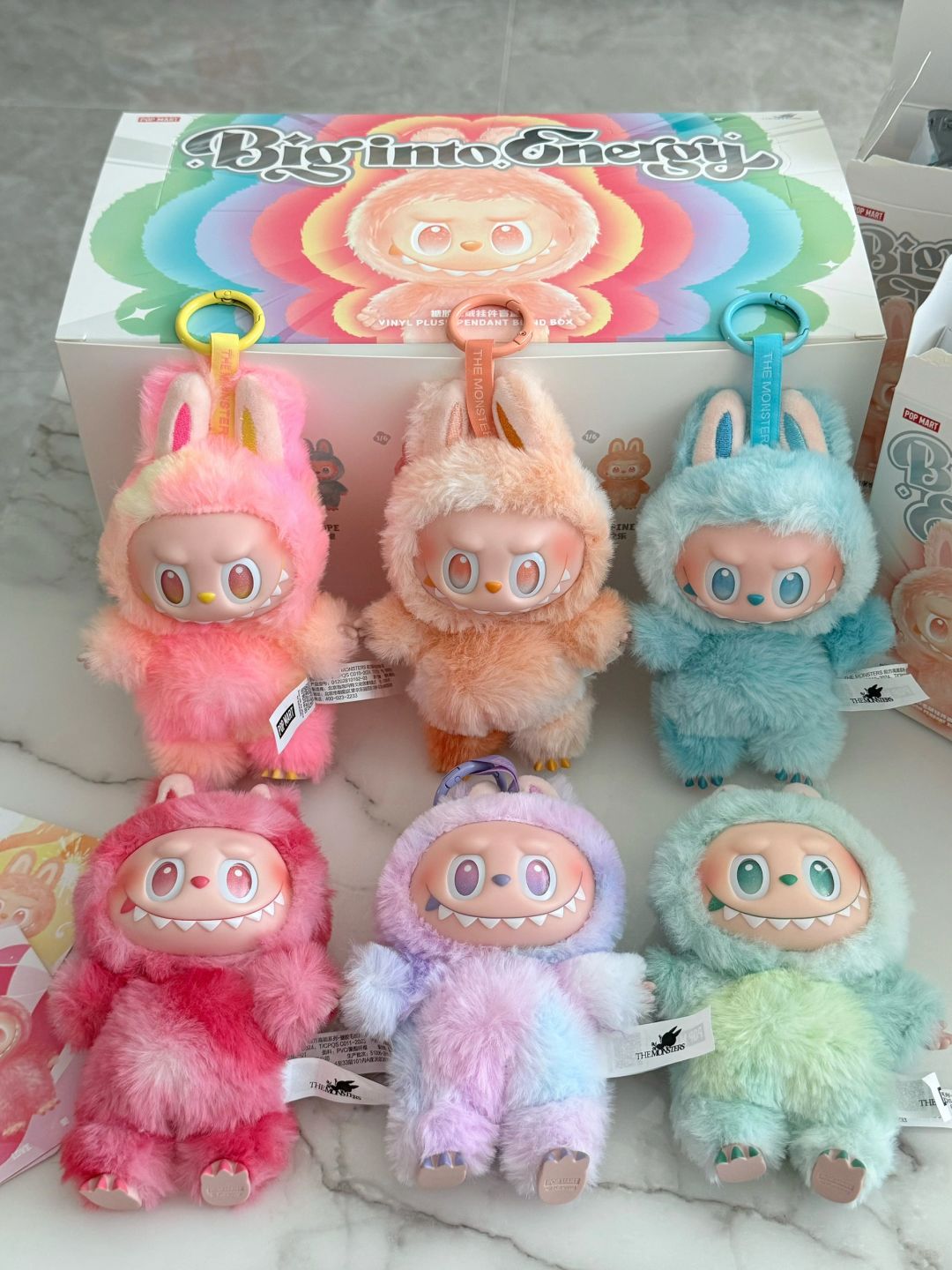 POP MART LABUBU 3.0 front high energy vinyl plush doll blind box