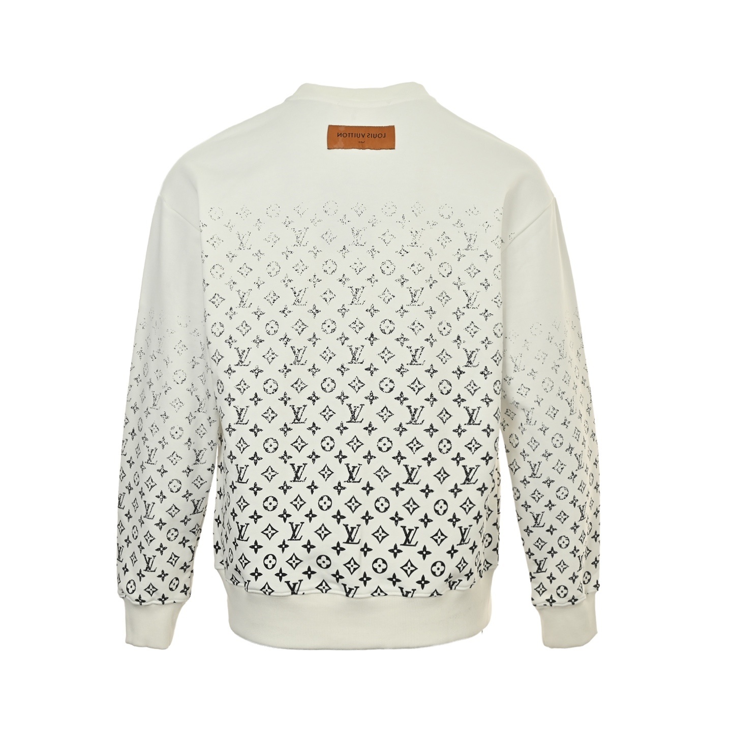 Louis Vuitton 25Fw monogram gradient print crew neck sweatshirt