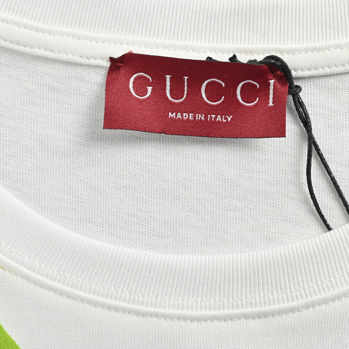 Gucci 25ss green foam print short-sleeve