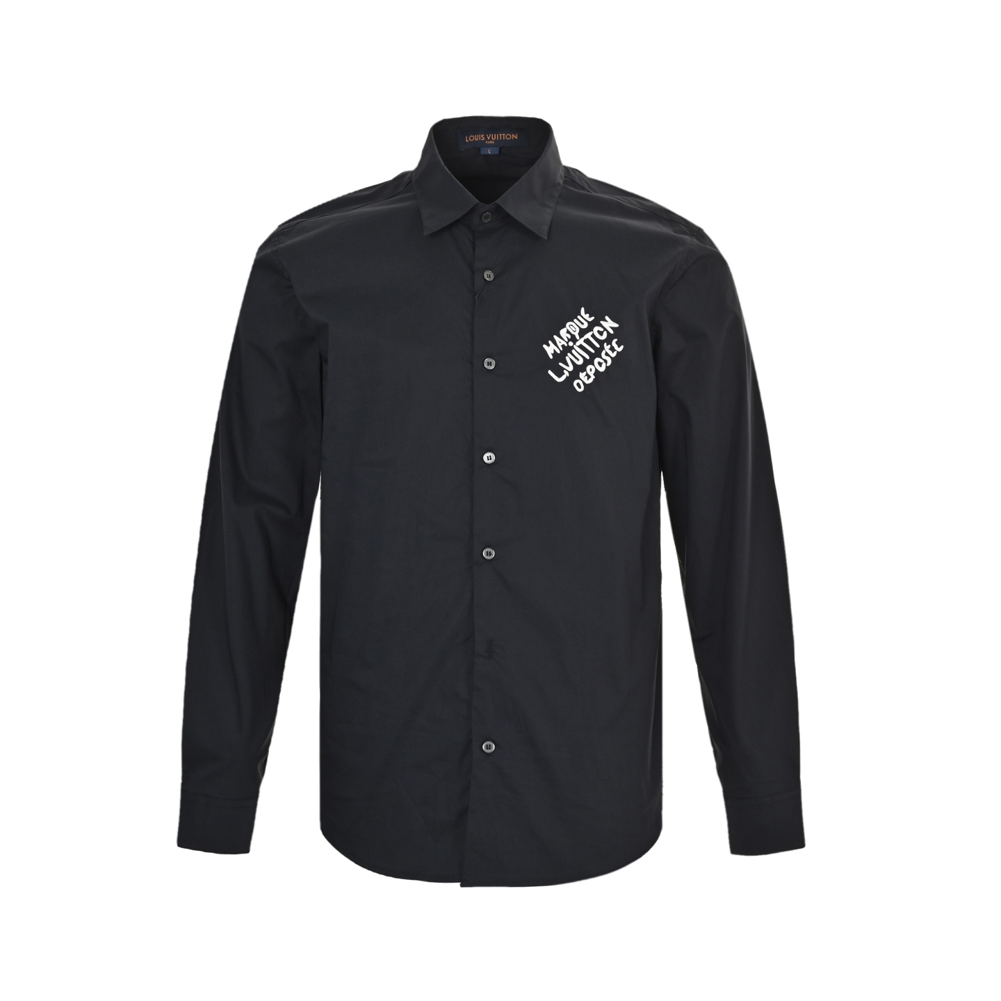 Louis Vuitton 25ss embroidered logo shirt