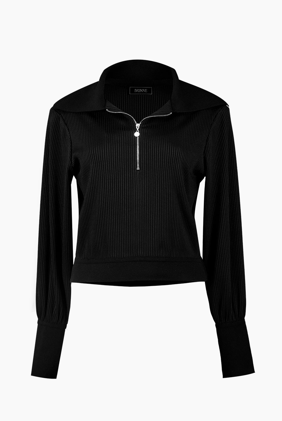 Blusa de cuello y manga con puños