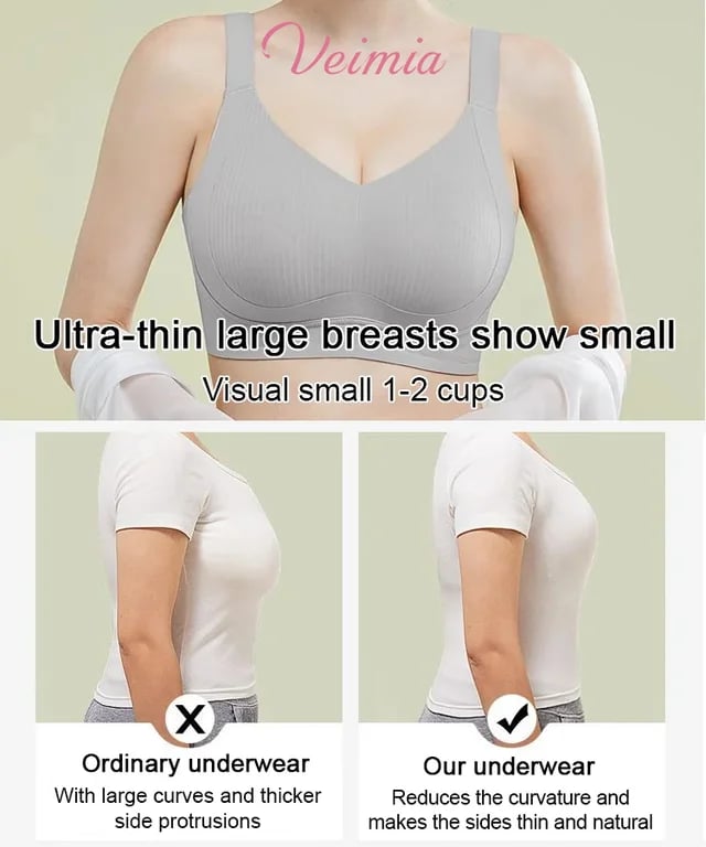 🔥Early Christmas Sale🏆Wire-Free Non-Marking Skin-Friendly Push-Up Bra