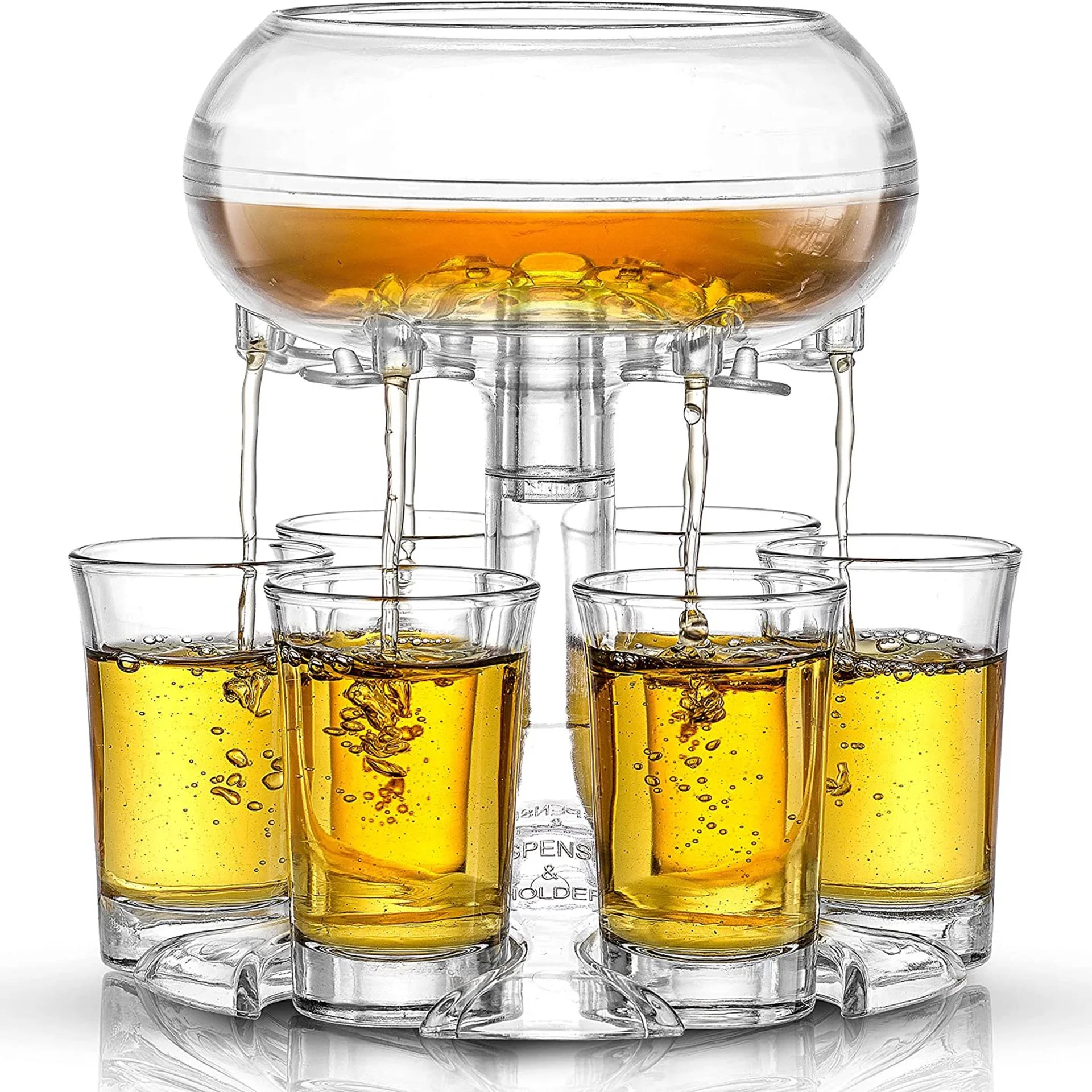 🌼🍷 6 Shot Glass Dispenser and Holder