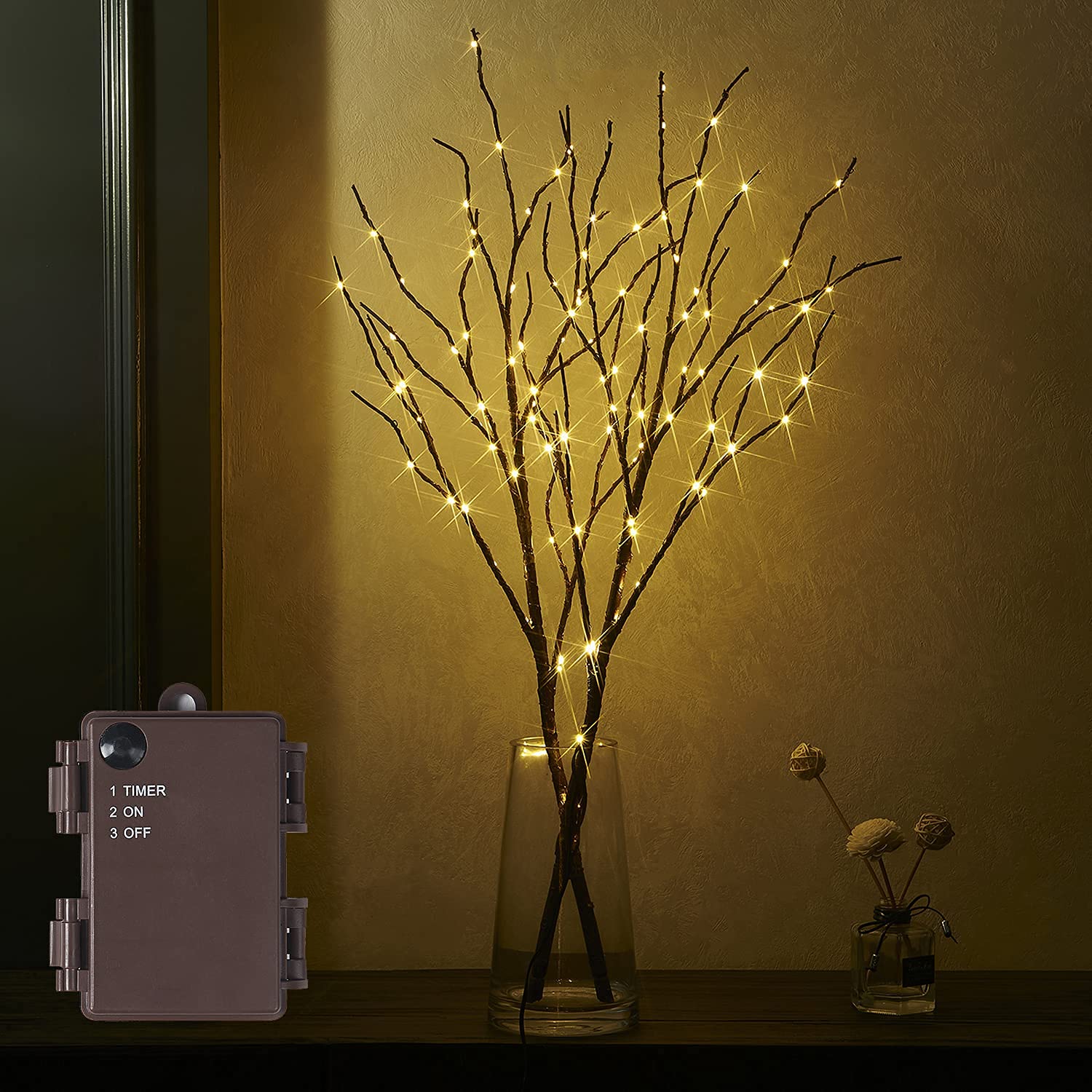 🔥Super Sale - 49% OFF🔥100 LED Lighted Branches with Timer