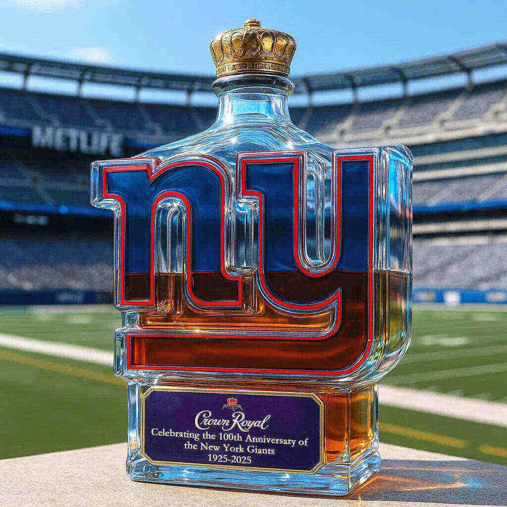 New York Giants 100th Anniversary Whisky Collector's Edition Bottle
