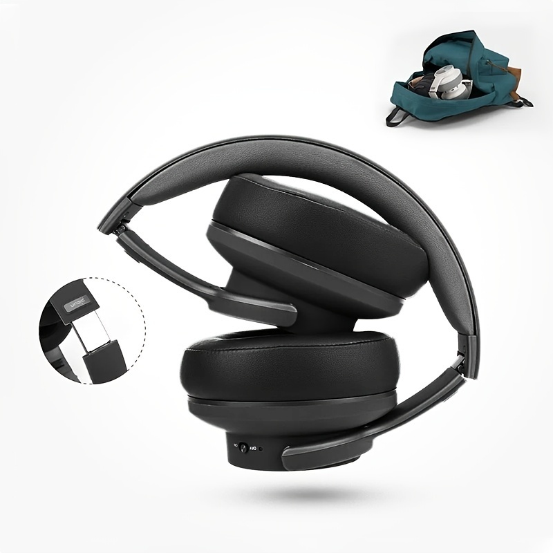 Wireless BT Headphones,HD Stereo Sound Over Ear Headphones With Built-in Microphones, Deep Bass 20 Hours Playtime, Fast Charge BT 5.0 Headset For Adults, School, Travel