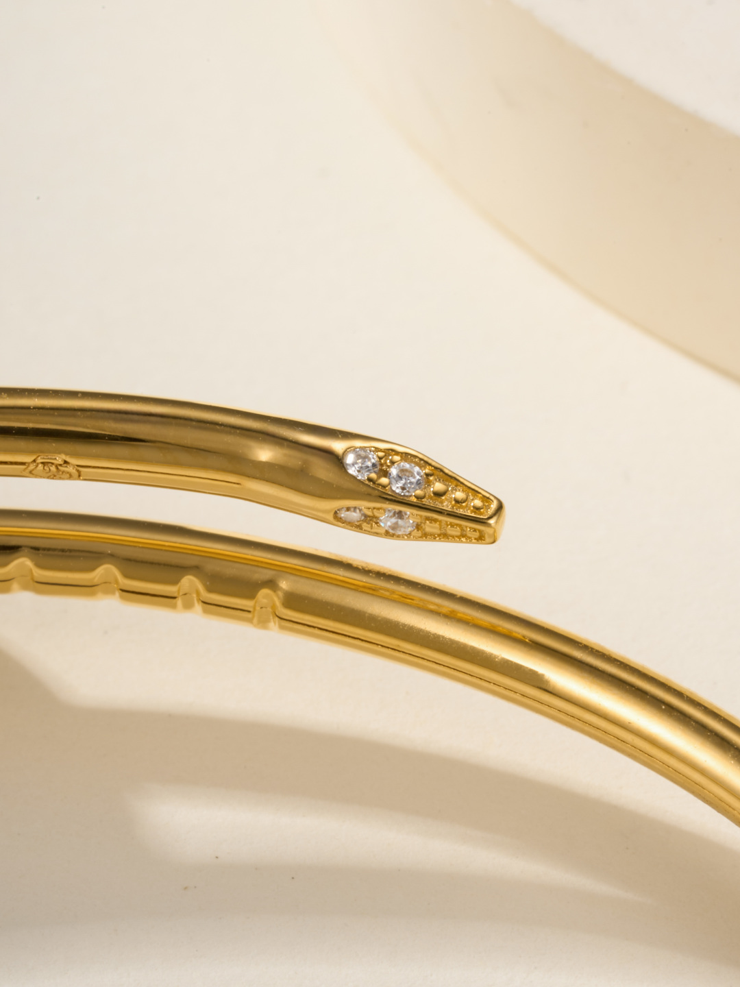 Cartier Head and Tail Diamond Nail Thin Version Nail Bracelet