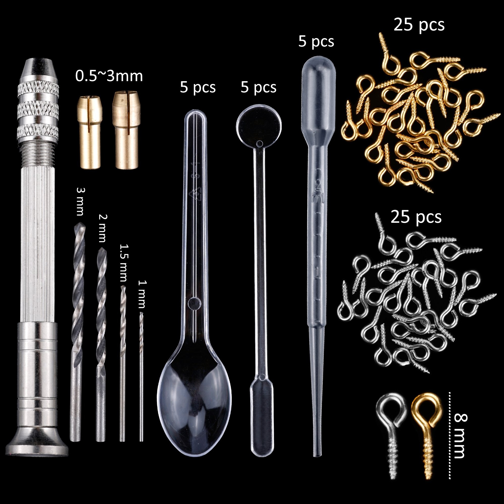 DIY Crystal Glue Jewelry -- One Suit Can Make All Products!