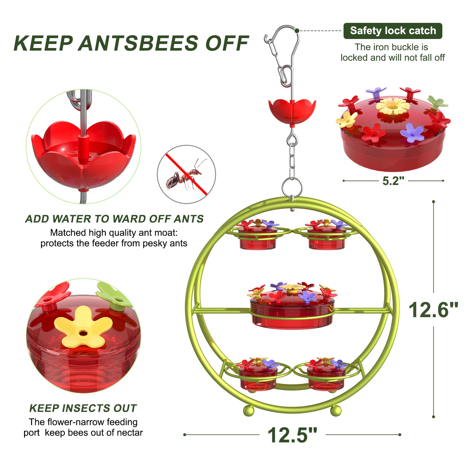 ❤️Mother's Day Sale 60% OFF❤️Ferris Wheel Hummingbird Feeders🐦