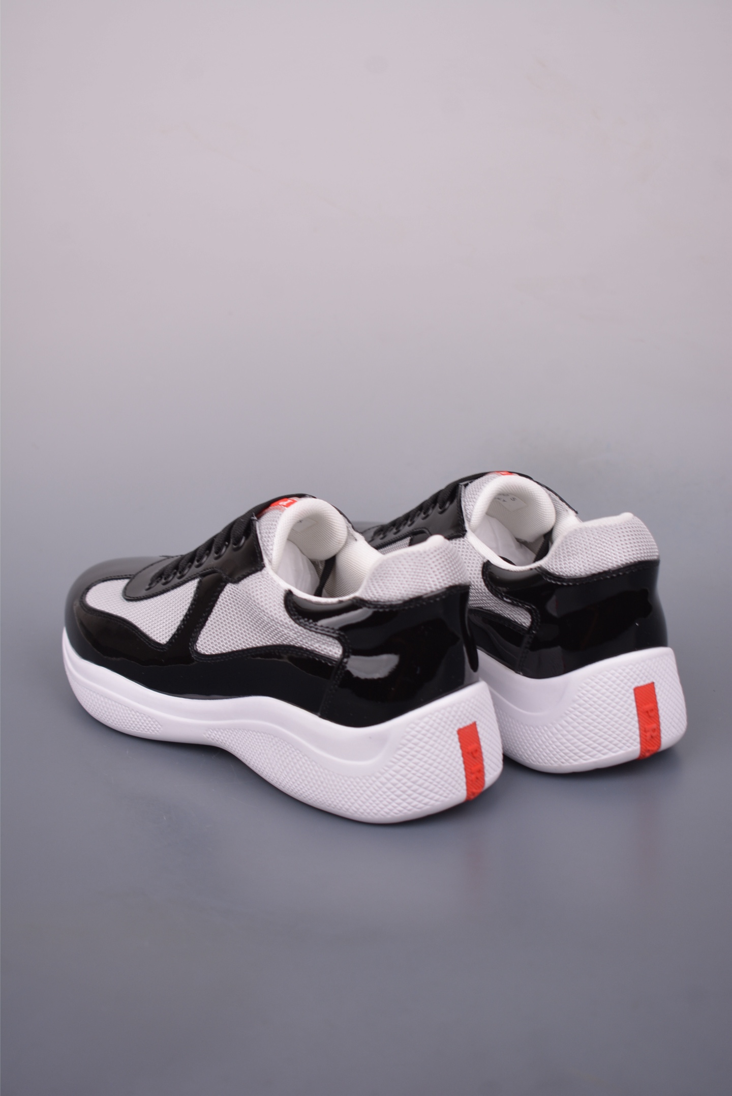 Prada America’s Cup Patent Leather Black and White 4E3400_ASZ_F0002_F_G000